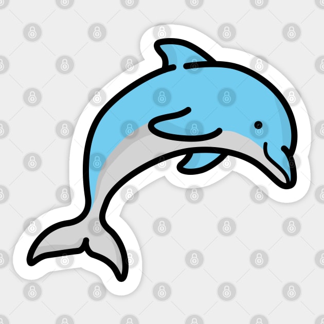 Dolphin Sticker by Cerealbox Labs